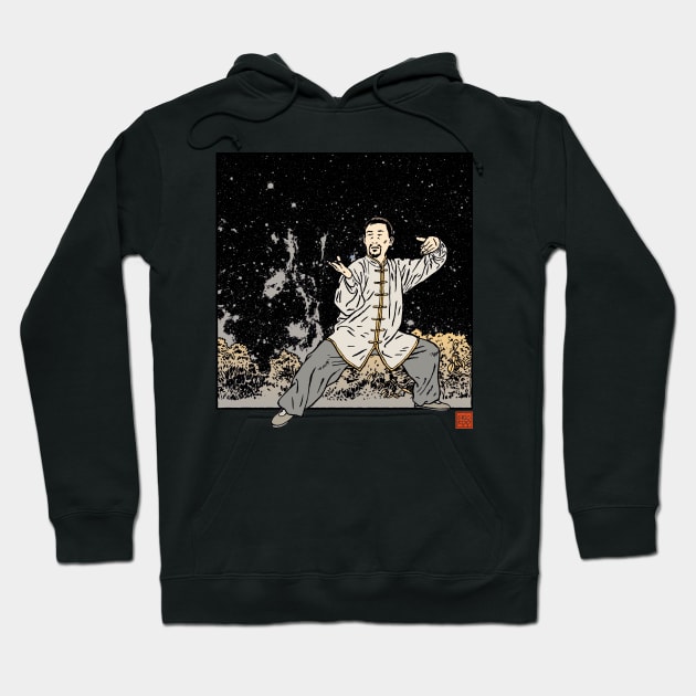 Chen Tai Chi at Night 2 Hoodie by erickoo